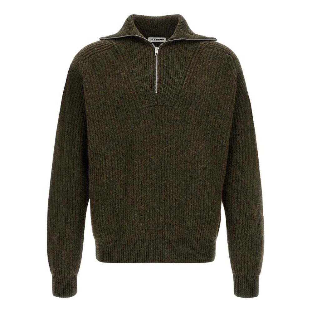 Jil Sander Men's Half-Zip Sweater